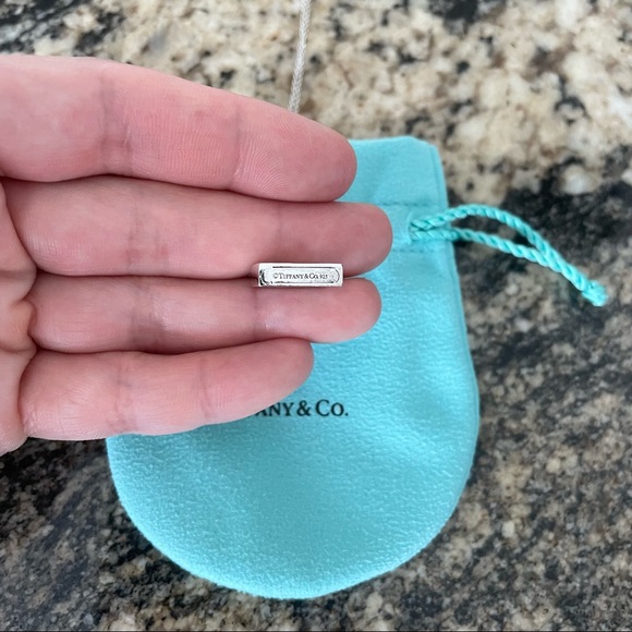 Tiffany & Co. Initial Padlock Charm Necklace in Silver - Picture 5 of 8